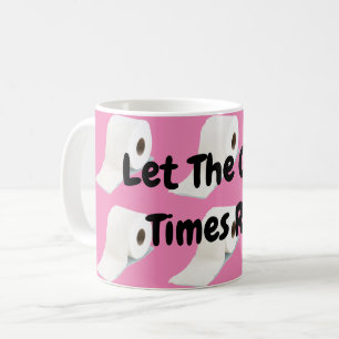 Mug Corona Virus Toilette Roll Rose