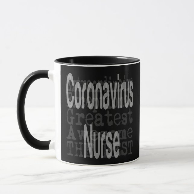 Mug Coronavirus Nurse Extraordinaire (Gauche)