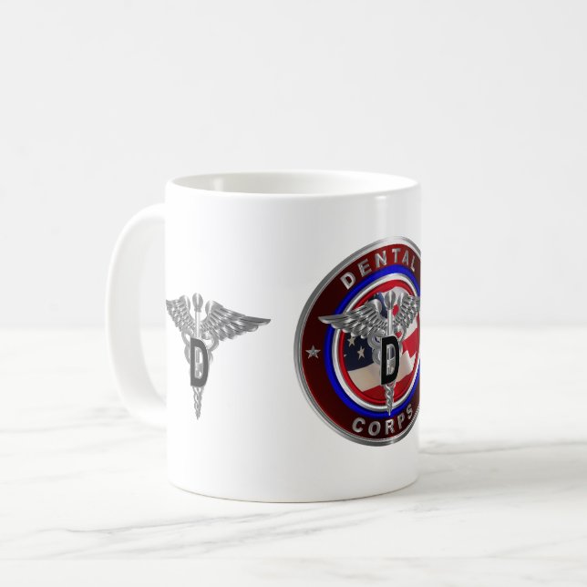 Mug Corps dentaire de l'armée  (Devant gauche)
