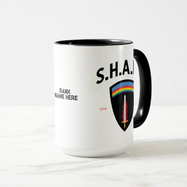 Mug Corps expéditionnaire allié du quartier général su (Devant droit)