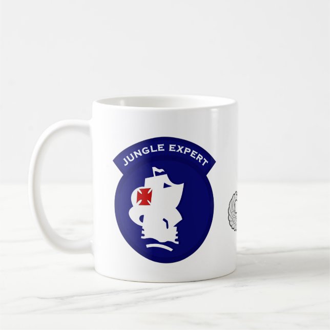 Mug Correction experte de poche de jungle - enfer (Gauche)
