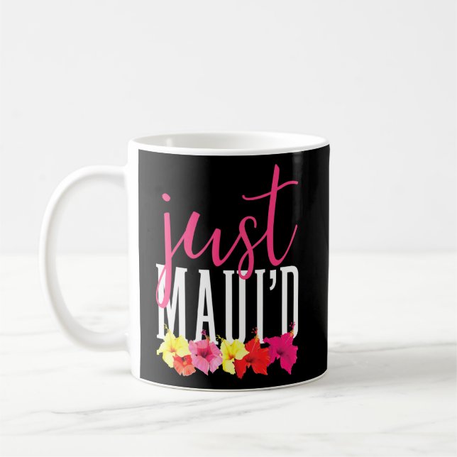 Mug Correspondance mariée récemment Mauid Hawaii Maui  (Gauche)