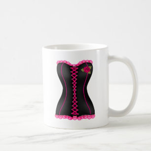 Mug Corset Noir Rose rose