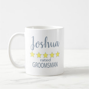 Mug Cortège de Mariage & de Mariée 5 Étoiles Garçon d'
