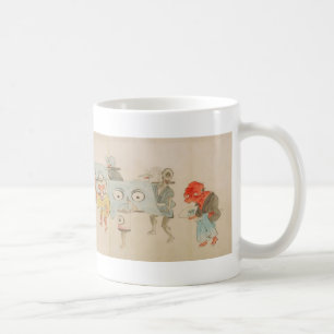 Mug Cortège nocturne de Yokai japonais vintage