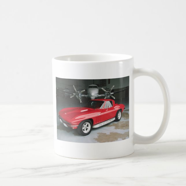 Mug Corvette rouge (Droite)