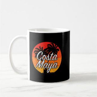 Mug Costa Maya Mexique Croisière de vacances Coucher d