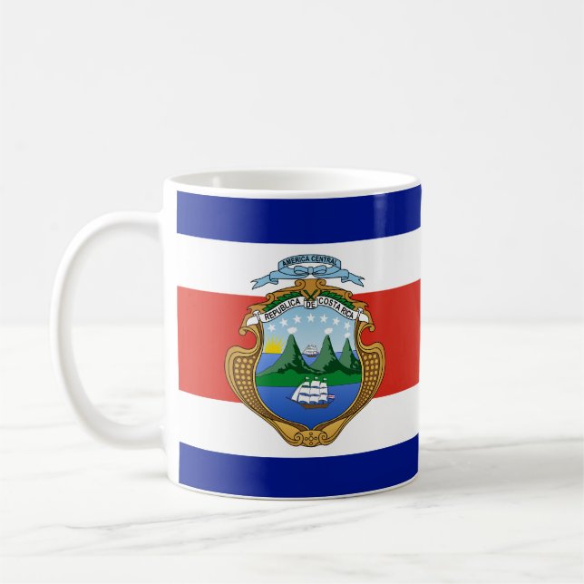 Mug Costa Rica (armoiries/drapeau) (Gauche)