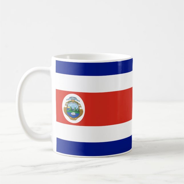 Mug Costa Rica Drapeau en céramique Musique (Gauche)