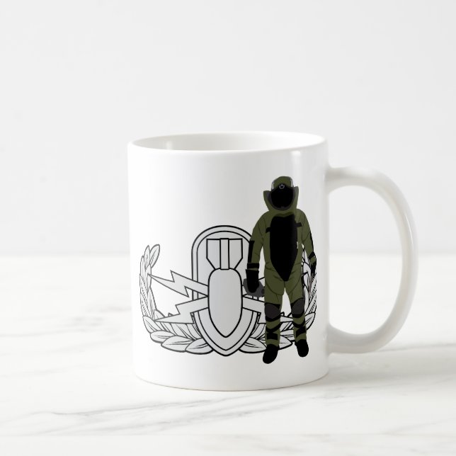 Mug Costume de bombe d'EOD (Droite)