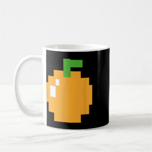 Mug Costume de jeu vidéo orange pixel des années 80, g