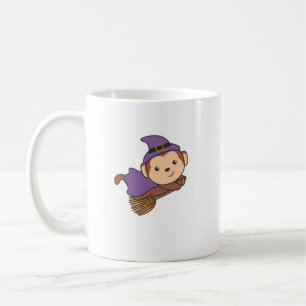 Mug Costume de sorcière de singe Halloween pour enfant