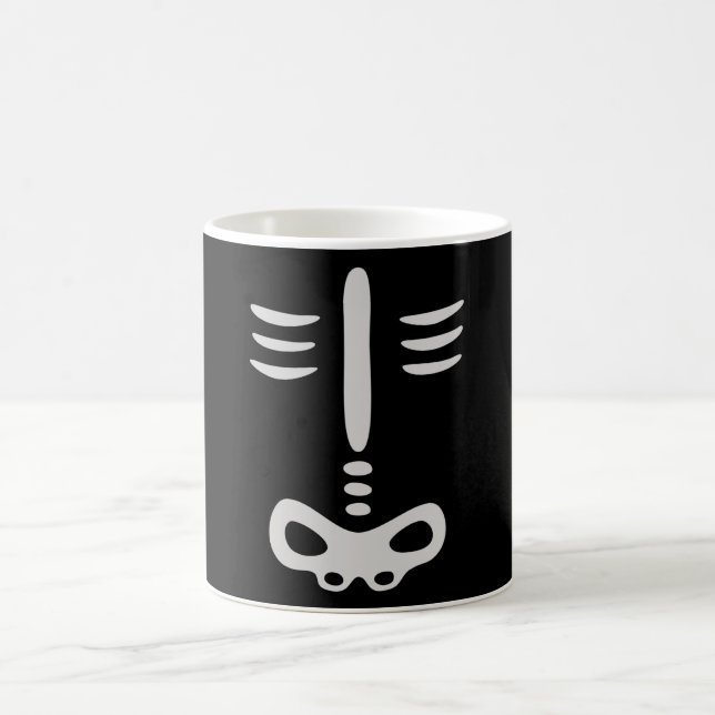Mug Costume de squelette pour enfants d'Halloween (Centre)