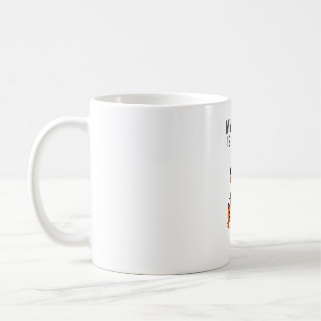 Mug Costume d'Halloween beagle Mon Beagle est Mon Chie (Gauche)