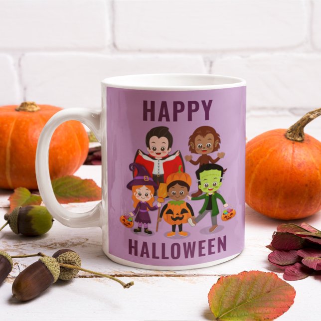 Mug Costume d'Halloween pour enfants Nom personnalisé (Créateur téléchargé)