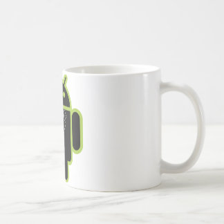 Mug Costume vers le haut de vert androïde