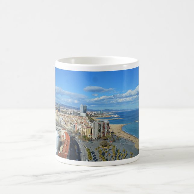 Mug Côte de Barcelone Espagne (Centre)