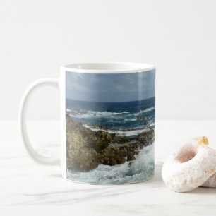Mug Côte rocheuse d'Aruba et océan bleu