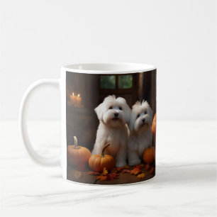 Mug Coton De Tulear Chiot Automne Citrouille délice