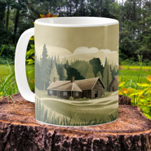 Cottagecore campagne chalets, fermes, prairies