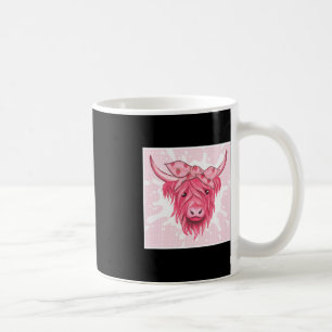 Mug Cottagecore esthétique de la fraise de vache rose 