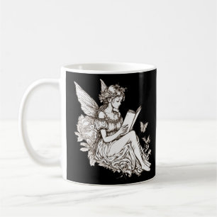 Mug Cottagecore Fairy Lecture Livre Librarian Bookworm