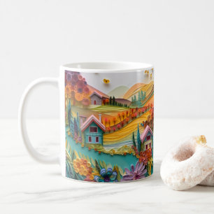 Mug Cottages de montagne imprimés en 3D