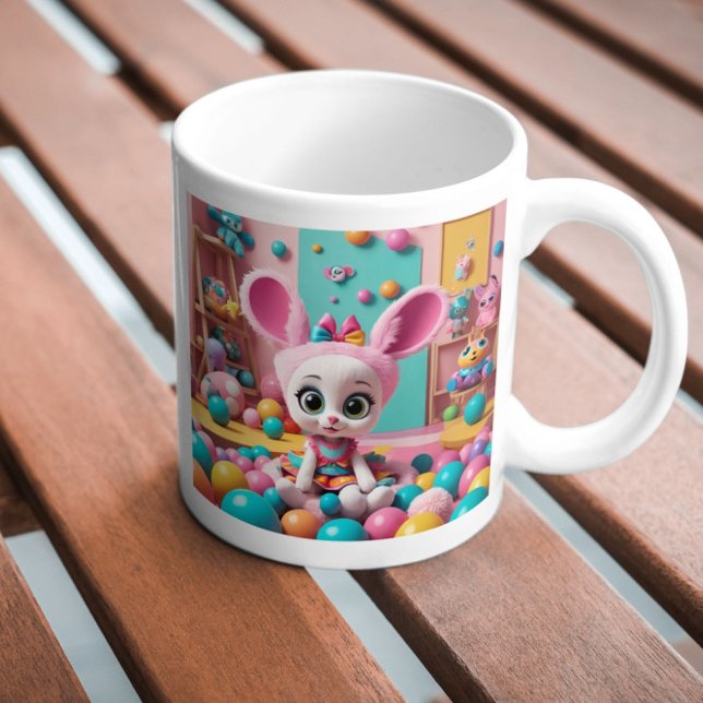 Mug "Cotton Candy Bunny Delight" (Créateur téléchargé)