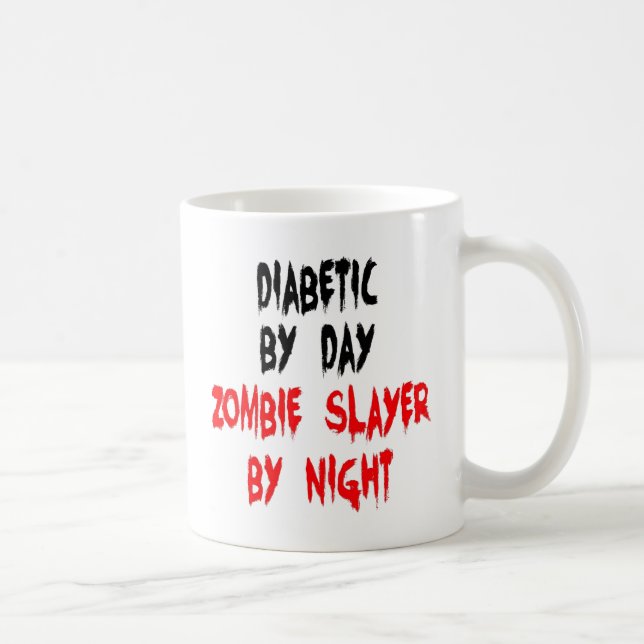 Mug Couche zombie diabétique (Droite)