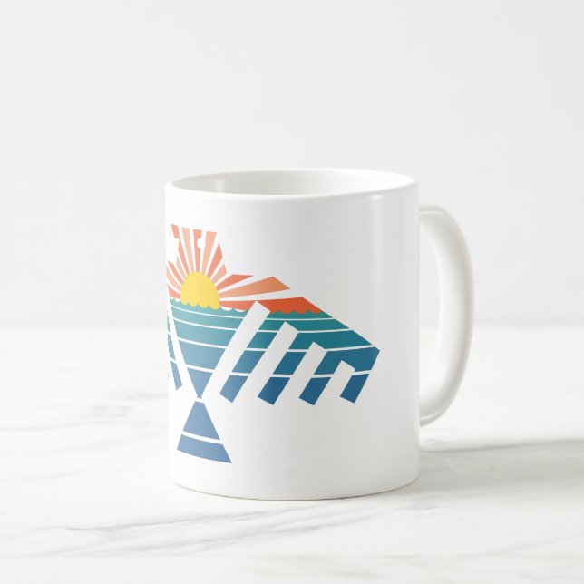 Mug coucher de soleil (Devant droit)