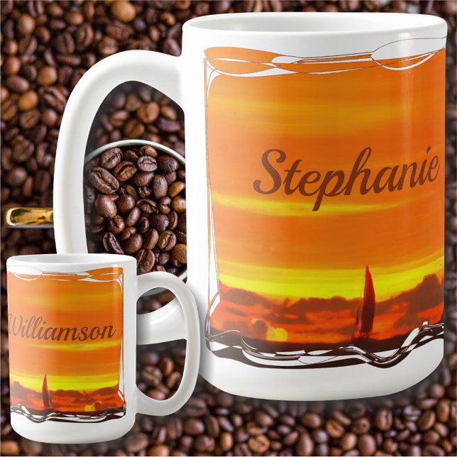 Mug Coucher de soleil 1300 (Créateur téléchargé)