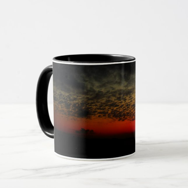 Mug Coucher de soleil avant la tempête (Devant gauche)