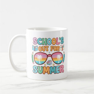 Mug Coucher de soleil coloré "L'école dehors"