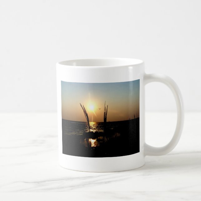 Mug Coucher De Soleil De Floride Sur Le Golfe (Droite)