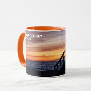 Mug Coucher de soleil de l'heure d'or - Marina Del Rey