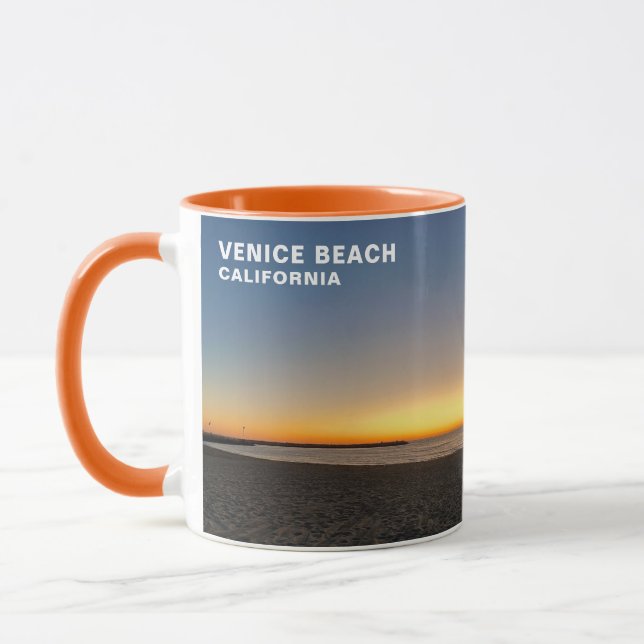 Mug Coucher de soleil de l'heure d'or - Venice Beach,  (Gauche)