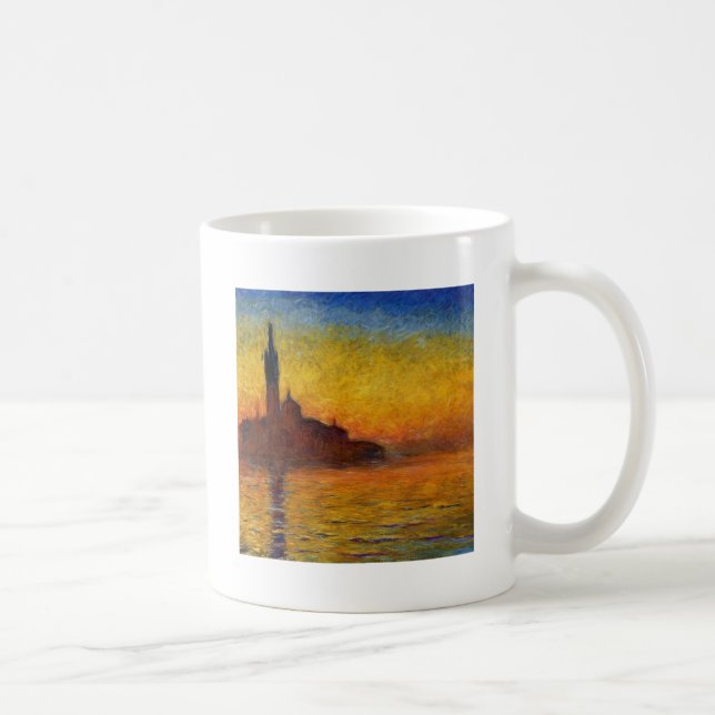 Mug Coucher de soleil de Monet Venise Impressionnisme  (Droite)