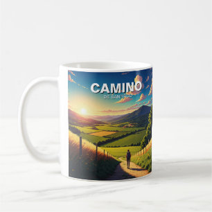 Mug Coucher de soleil du Randonnée de Saint-Jacques-de