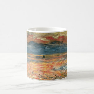 Mug Coucher de soleil en mer par Pierre Renoir, Art Vi