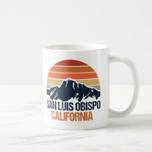 Mug Coucher de soleil montagneux à San Luis Obispo Cal