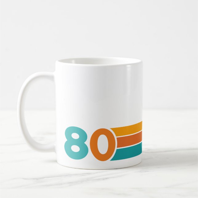 Mug Coucher de soleil rétro 80 (Gauche)