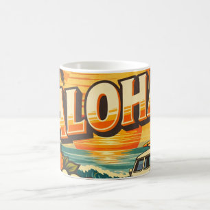 Mug Coucher de soleil sur la plage d'Aloha Island 