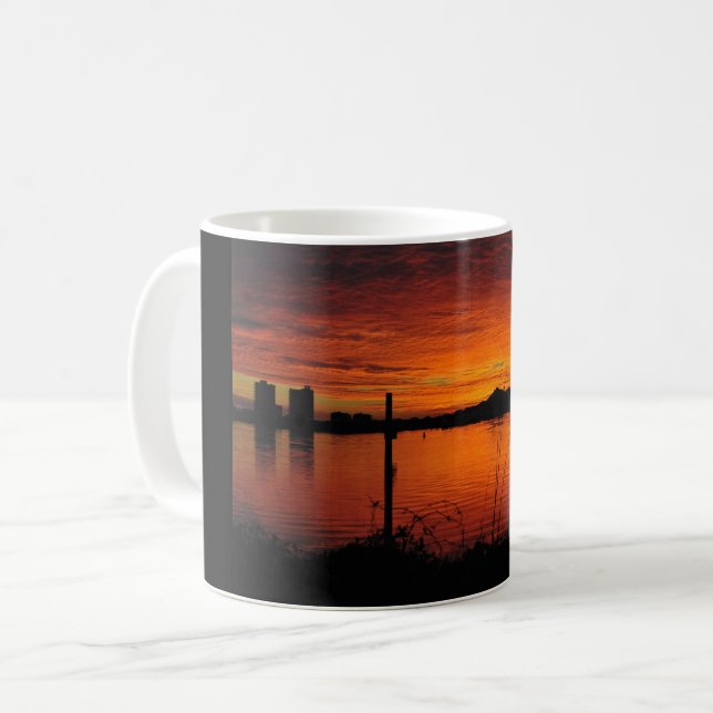 Mug Coucher de soleil sur la plage de Pensacola (Devant gauche)