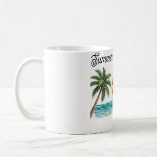 Mug Coucher de soleil sur la plage tropicale du Flaman