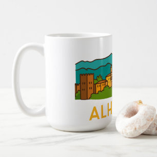 Mug Coucher de soleil sur l'Alhambra 2