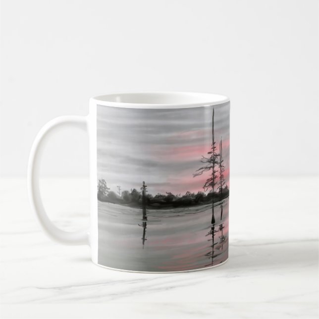 Mug Coucher de soleil sur le Bayou (Gauche)