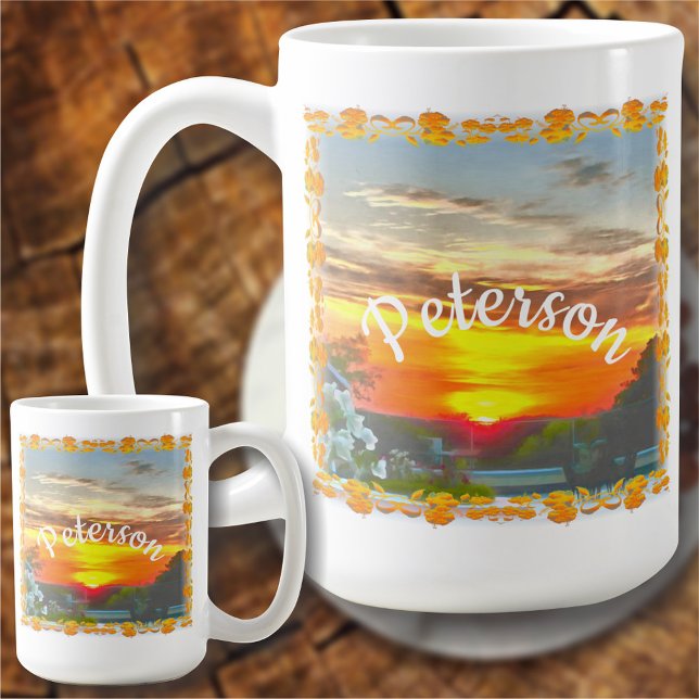 Mug Coucher de soleil sur le toit 2295 (Créateur téléchargé)