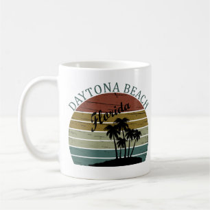 Mug Coucher de soleil vintage d'été à Daytona Beach Fl