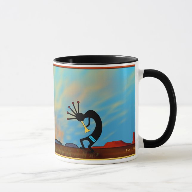 Mug Coucher du soleil de désert de sud-ouest (Droite)
