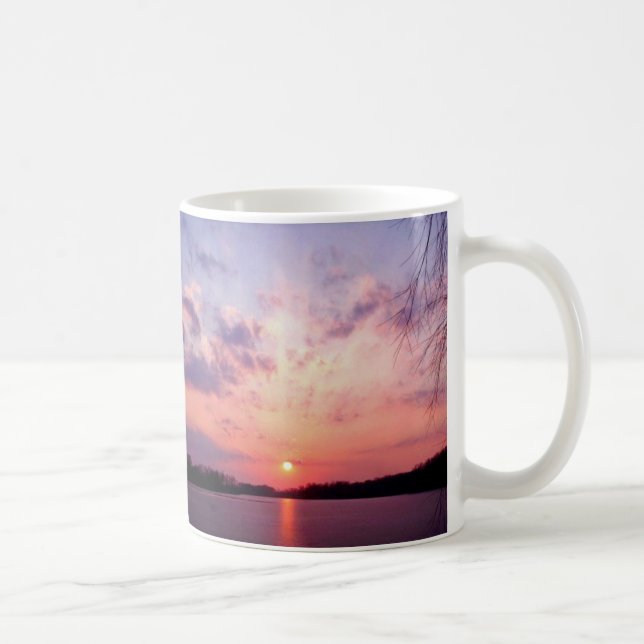 Mug Coucher du soleil de février (Droite)